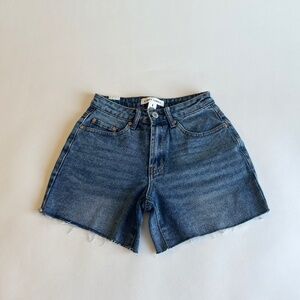 New Almost Famous Blue Denim Cotton Shorts size 1